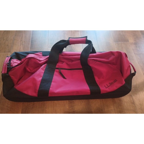 L.L. Bean Bags Ll Bean Large Red Rolling Adventure Duffel Bag No